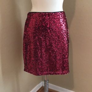 H&M sequin skirt